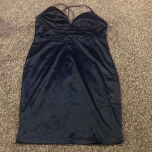 Sateen Bodycon Dress